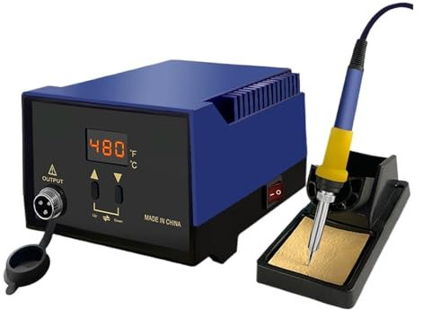 MZZYG Station de Fer à souder Fer À Souder Numérique 60 W Stations De Soudage Réglage Rapide De La Température C/F Veille 200-480 for Ensemble D'outils De Soudage BGA(936D 2)