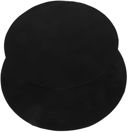 VINTORKY 2stücke Teiliges Runde BBQ Grillmatten Hitzebeständig Antihaftbeschichtet Wiederverwendbar PTFE-beschichtete Flexible Grillmatte Für Gas Elektrogrill Leicht Zu Reinigen Vielseitig