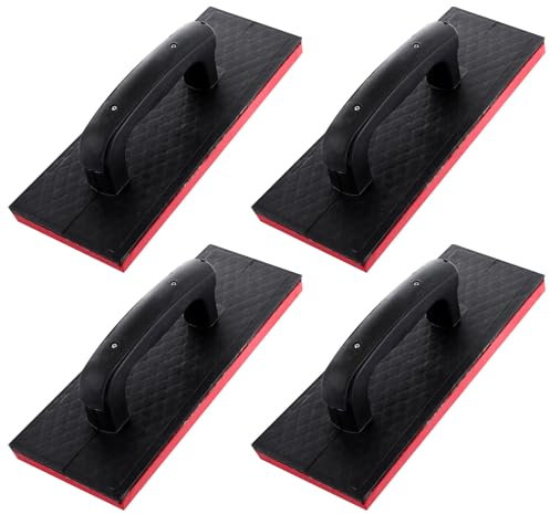 ZOFUN 4 esponjas flotantes de 30 x 10,5 x 12 cm con asas ergonómicas, flotador de lechada de yeso suave, flotador de esponja de yeso verde para ladrillo, hormigón, estuco, azulejos y papel pintado