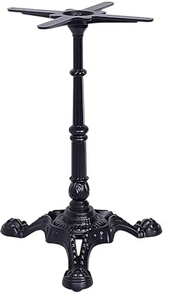 Tischbein Schwarz Tischgestell in Gusseisen Höhe 705 mm 715mm Stehtischgestell Tischkufen aus Metall für Couchtisch, Esstisch, Schreibtisch(Large)