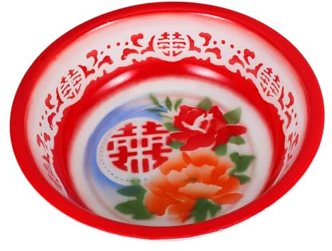 Angoily Cuenco De Enamel Vintage Grande Para Mezclar Cuenco De Enamel Retro Para Cocinar y Lavar Para Almacenamiento De Alimentos La Cocina