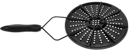 MUCKLILY Enamel Induction Hob Heat Diffuser Plate 26cm Non-Stick Cooking Adapter for Gas Stoves Suitable for Soup and Milk Kitchen Heat Diffuser for Cooking