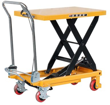 Tavolo Elevatore, Elevatore a Forbice, Carrello Idraulico, Carrello Elevatore Pieghevole, Piattaforma Elevatrice, per Officina,150kg
