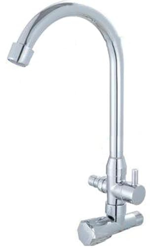XSDSM Robinet Lave Vaisselle Robinet Mélangeur Evier De Cuisine Robinetterie De Cuisine,Argent
