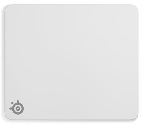 SteelSeries QcK Heavy Gaming Mousepad - Thicker, Non-Slip Silicone Rubber Base, Peak Tracking, Optimized for Gaming FPS, MOBAs, RTS, MMO - Large Size 450 mm x 400 mm x 6 mm - White