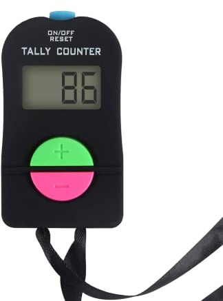 Tally Counter-Efbock Hand Electronic Digital People Counter Clicker ADD/SUBTRACT Counter Golf Accessories 1pcs