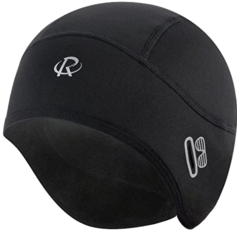 ROTTO Fahrradmütze Laufmütze Herren Damen Warm Winddichte Wintermütze Helm-Unterziehmütze Sportmütze für Radfahren Laufen Skifahren Wintersport