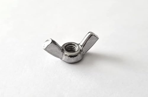 KTH 10 Stück M5 Flügelmuttern amerikanische Form - ähnlich DIN 315 - Edelstahl A2 - V2A - VA (M5, 10)