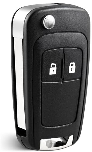 RED WOLF 2 Tasten Autoschlüssel Gehäuse der Fernbedienung für 2008-2018 Opel Astra Corsa Meriva Insignia Schlüsselgehäuse