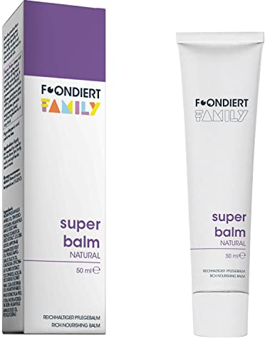 FOONDIERT ® - Super Balm Hautbalsam Naturkosmetik - Parfümfrei - Reich an hochwertigen natürlichen Ölen - Pflegt Haut Haare Nägel - Auch für hochempfindliche Baby und Kinderhaut geeignet.