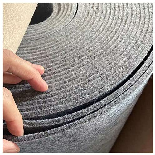 BNALU Tessuto in Feltro Tessuto Feltro al Metro 5 Mm di Spessore per Artigianato Cucito Patchwork Progetti Decorazioni Natalizie Fai da Te 100 Cm di Larghezza Venduto al Metro(Color:Grigio Fumo)