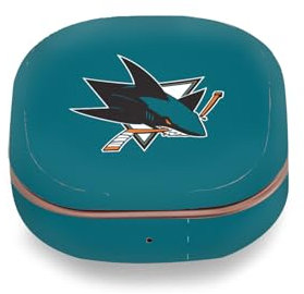 Head Case Designs Offizielle NHL Einfach San Jose Sharks Vinyl Haut Aufkleber Abziehbild Abdeckung kompatibel mit Buds Live/Buds Pro / Buds2