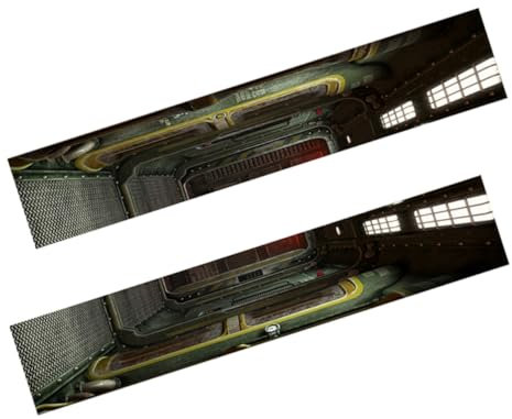 KITANDOVE 1 Paar Renew 3d-türaufkleber Im Panzertüraufkleber-stil Selbstklebend Für Glatte Oberflächen