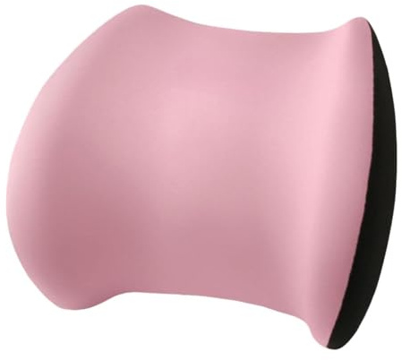 Harilla Cuscino di Supporto Lombare Cuscino per la Parte Bassa della Schiena Sedia da Ufficio per Riposo Notturno, Letto, Rosa