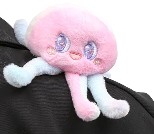 Juguete De Peluche Magnético,Animales De Peluche Magnéticos - Lindo juguete de medusa | Muñeca con imán para el hombro, peluches, juguete de simulación, bonito accesorio de Cosplay para niñas y mujere