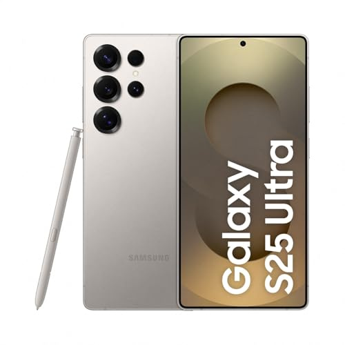 Samsung Galaxy S25 Ultra AI Smartphone mit Galaxy AI, Ohne Vertrag, Handy mit Android, 12 GB RAM, 1 TB Speicher, 200-MP-Kamera, Titanium Gray, 3 Jahre Herstellergarantie [Exklusiv auf Amazon]