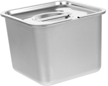 MAGICLULU 4 Stück Eisbox Eisbecher Waffel Lebensmittelbehälter Mit Deckel Eiscreme-gefrierbehälter Plätzchen Eistüten Zapfen Frischhaltedose Mit Deckel Silver Rostfreier Stahl