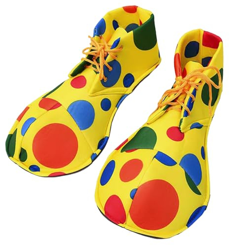 NIDHFG 1 Pair Of Children'S Clown Shoes, Creative Personality, Adjustable Lace-Up Shoes, Role-Playing Props, Performance Dress-Up Shoes.