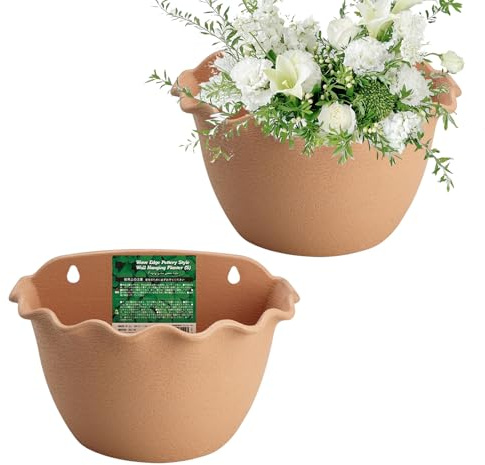 Planteur Mural intérieur - Pot de Pots de Coupe de gouttière de Pluie de 2 - Jardinière intérieur/extérieur pour Tuyau de Pluie Pottes de de Montage pour Le Patio de Jardin Assuré Boost l'est
