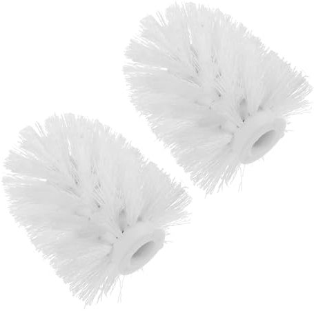 FOYTOKI Cabezales de Repuesto Fácil Reemplazo 2 Piezas de Plástico Blanco Conector Firme para Cepillo de Baño para Cocina y Baño