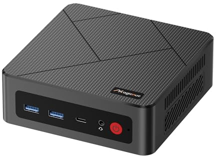 MAGICNUC AS1 Mini PC with Ryzen 5 3550H, 16GB DDR4 512GB SSD Mini Desktop, Triple Display USB-C/HDMI/DP/Wi-Fi 5/BT5.0 Mini Computer