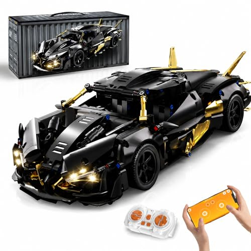 AoreSpty fjärrstyrd bil, RC bil, 1:14 med LED Modell Byggsats
