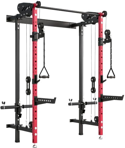 SPORTNOW Klappbare Wandmontierte Fitnessstation 700kg Stahl