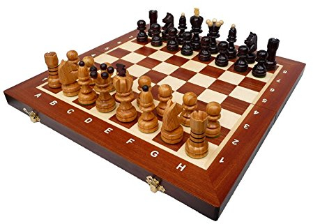 ChessEbook Schachspiel Pearl 42 x 42 cm Holz