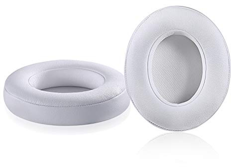 JARMOR - Cuscinetti di ricambio per cuffie over-ear per cuffie Beats Studio 2.0 Wired/Wireless B0500/B0501 e Studio 3.0, colore: bianco