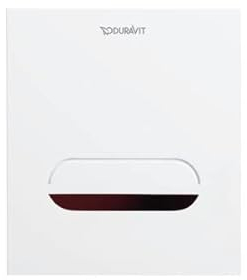 Duravit DuraSystem Actuation Plate A2 Electronic for Urinal, with Cleaning Function, 130x150 mm, zinc die-cast, WD50070; Color: Front Panel zinc die-cast, White