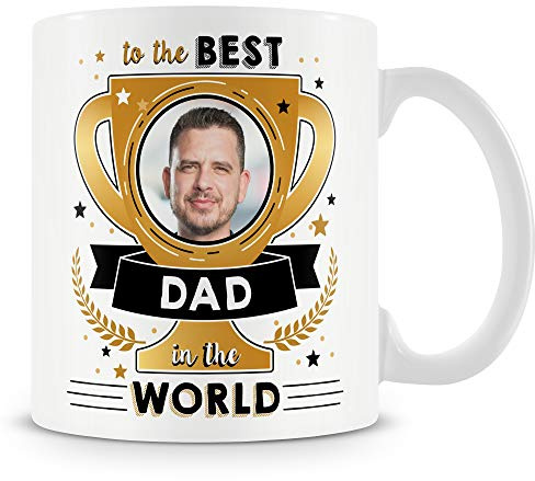 MUGGZ Best Dad in the World Photo Mug – Personalised Gift