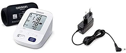 Omron X3 Comfort Blutdruckmessgerät – Messgerät zur Blutdrucküberwachung zu Hause + Netzteil HHP-CM01 Bludruckmessgeräte X7 Smart, X4 Smart, X3 Comfort C803 Inhalationsgerät, 9546045-8