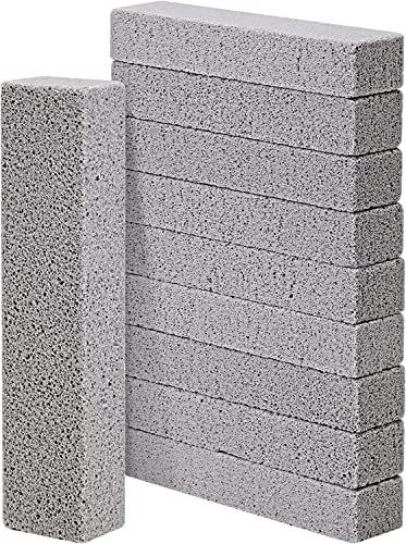 Cleaning Block WC, Bimsstein für Toilette-Reinigungsstein, Blöcke Bürsten Putzstein für Dusche Bad Pool, Grill Küche (10 Stück)