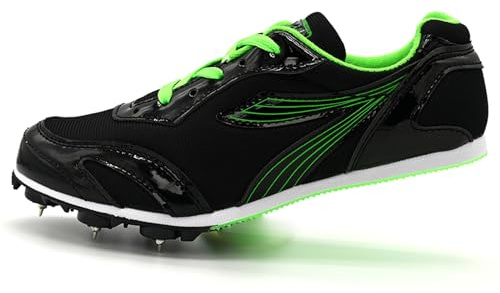 Chaussure D'AthléTisme à Pointes De Course Chaussures D'AthléTisme à Pointes Chaussures De Saut En Longueur DéDiéEs Chaussures D'AthléTisme Avec Pointes Respirant Pour Enfants GarçOns Filles