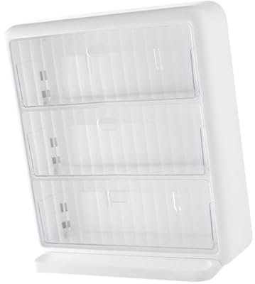 Haofy Porte-Capsules Café Acrylique Transparent Murale 12 Emplacements Organisateur pour Thé et Café avec Fixation Murale pour Cuisine, Bureau, Salle de Détente