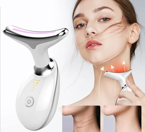 Dispositivo di Bellezza Antirughe, Terapia a Infrarossi, Massaggiatore Viso EMS lifting del Collo Rassodante per Tonificare il Viso - Varie colorazioni