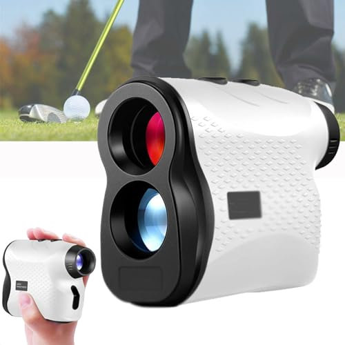 HWYYLXS TéLéMèTre Laser, TéLéMèTre Laser Haute PréCision De 500 MèTres pour Le Golf, Quatre Modes De Mesure, Grossissement 6X avec Verrouillage du MâT De Drapeau pour Le TéLéMèTre De Chasse Au Golf