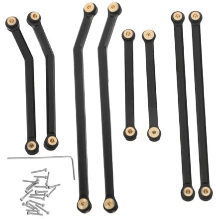 OFFIGAM Barra De Acoplamiento del Chasis Barra De Dirección Metálica para Coche De Juguete RC para Reparación De Coche RC