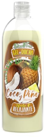 DONA FLORA – Duschgel Kokos & Ananas 750ml – Entspannender Effekt – Sanfte Reinigung & Pflege – Feuchtigkeitsspendend – Vegane Formel – Tropischer Duft – Für Alle Hauttypen