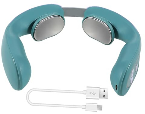 Intelligentes Nackenmassagegerät und Magnetwirkung mit Temperatursteuerung | Abs Gehäuse, Verstellbare Funktion, 12w bei 5v, Tragbar für Büro und Alltag