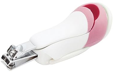 MILISTEN Babysicherer und Vergrößerungsglas Zufällige Farbe Nagelknipser mit Festem Griff aus Plastik und Metall für Sichere Babypflege