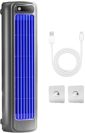 Tyst luftkylare, bärbar luftkonditionering, uppladdningsbar USB-balsam, luftkonditioneringsfläkt för sovrum, kontor, hem, bärbar klimat med 3 hastigheter