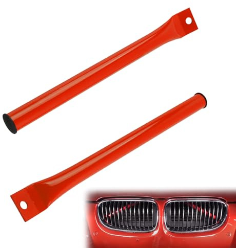 VVORHSBELL Barre di rinforzo a V compatibili con i modelli 2006-2013 BMW E90 E91 E92 E93 Serie 3 335i, 335is e 335xi con verniciatura a polvere (rosso)