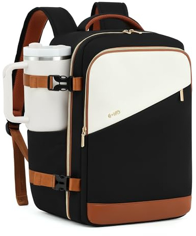 COOLIFE Ryanair Handgepäck Rucksack 40x30x20, Reiserucksack mit Laptopfach | 24L Flugzeug Handgepäck für Wizz Air,Eurowings,Damen Herren,Versteckte Gesäßtasche,Wasserabweisend, Kurztrip Wochenendausflug