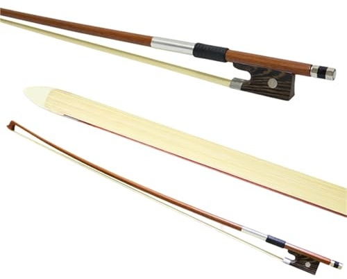 Arco De Violín 4/4 Para Principiantes Jugadores Profesionales Crin Mongol Accesorios Instrumentos Musicales Madera Brasileña(1/8)