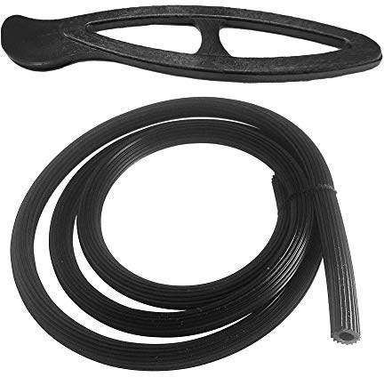10 Meter Gummi Keder Gummischnur Schwarz Ø 6.2mm für Insektenschutz aus Kunststoff PVC rund für Spannrahmen als Kederband Kedergummi Kederschnur Schnur Ersatzteil Zubehör mit Kedereinzieher