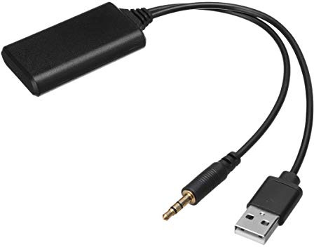 REFURBISHHOUSE Car Module Bluetooth sans Fil Adaptateur Musique Récepteur Auxiliaire Aux Audio USB 3.5Mm Prise pour BMW E90 E91 E92 E93