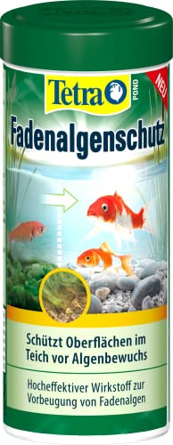 Tetra Pond Fadenalgenschutz Algenvernichter - schützt Oberflächen im Teich vor dem Bewuchs von Schmier- und Fadenalgen, 250 ml Flasche