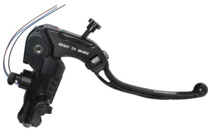 ACCOSSATO Pompa Freno Ready To Brake 19 x 20 Con Leva Snodata Nera