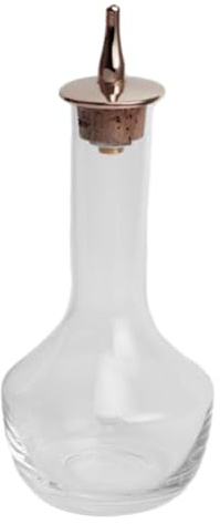 JISADER Botella amarga para cóctel, Botella de Cristal Vintage de 50ml con tapón, artículos de Bar para Hacer cócteles